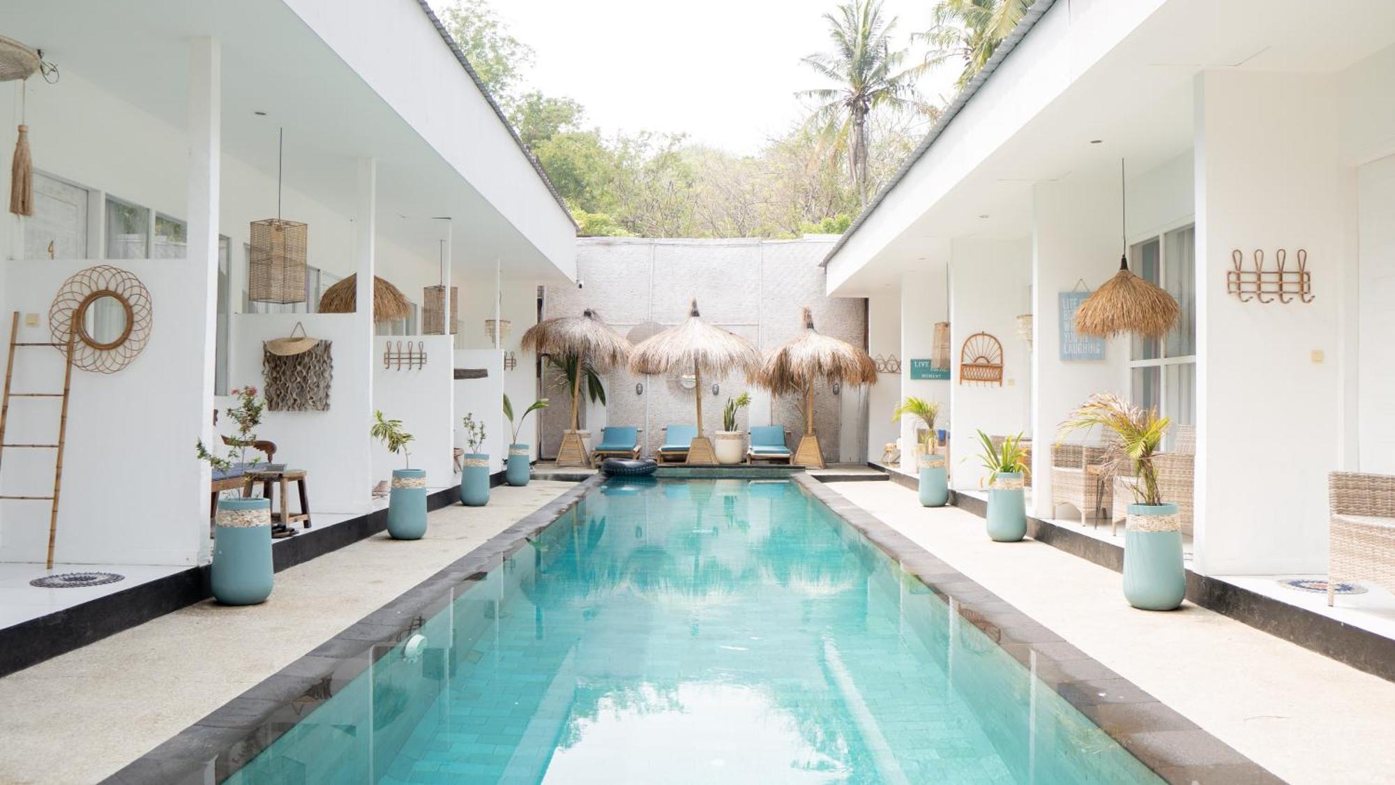 The White Bay Hotel Gili Trawangan Exterior foto